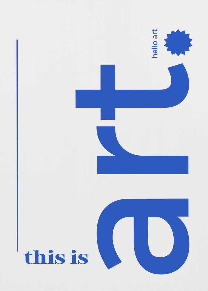Plakat - Hello Bold Typography