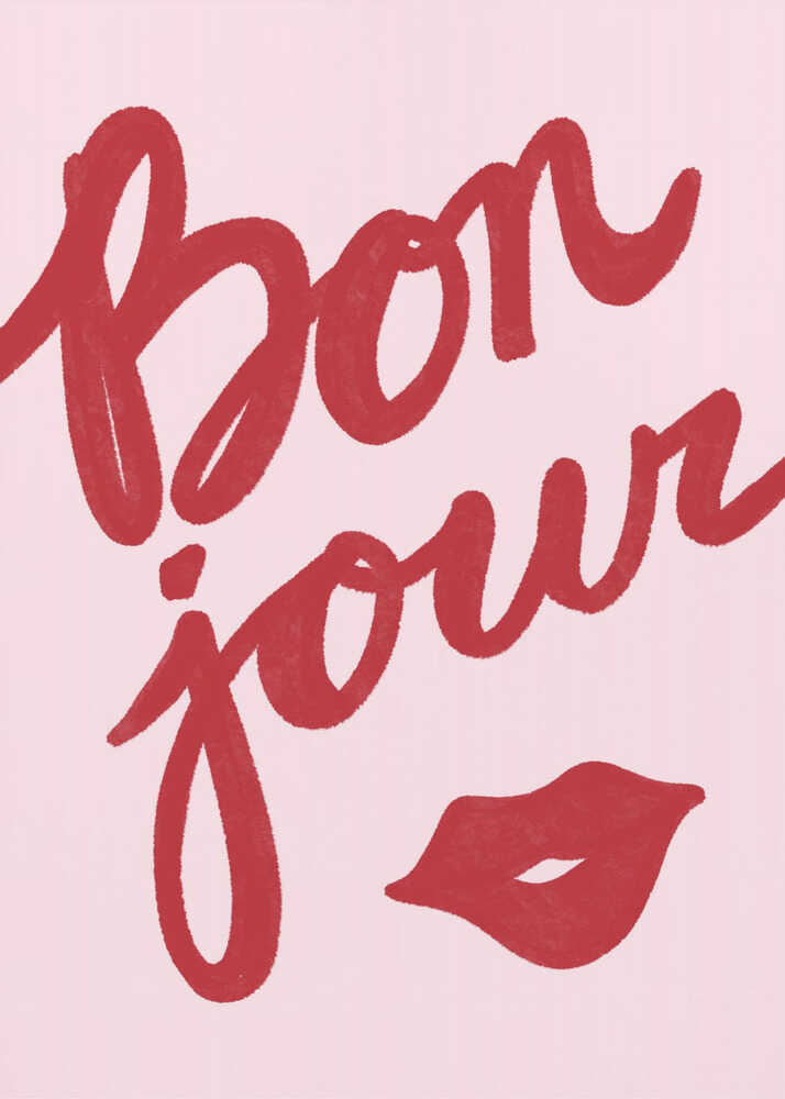 Plakat - Bonjour Kiss