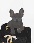 Plakat - Frenchie in the bag