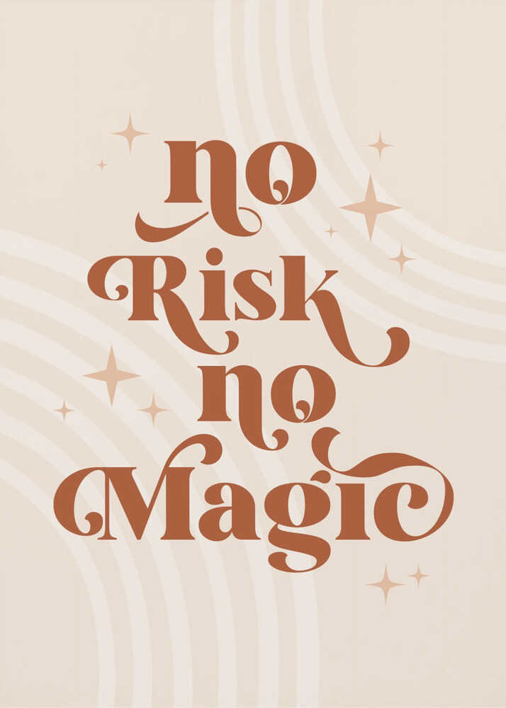 Plakat - Inspirational No Risk Magic