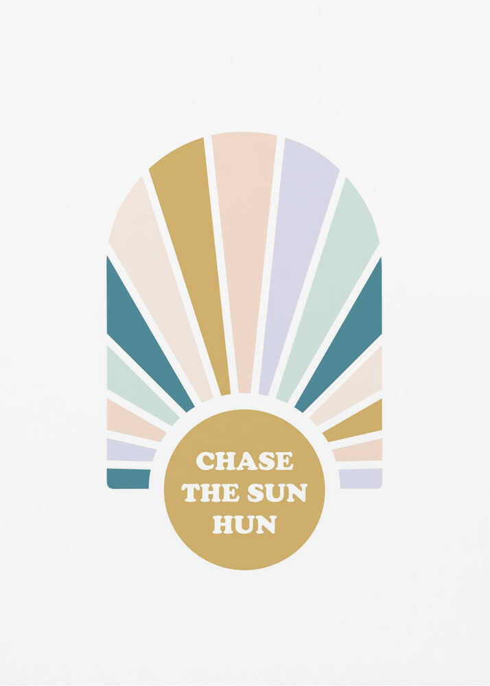 Plakat - Pastel Sun Quote