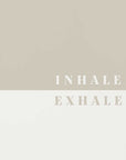 Plakat - Mindful Inhale Exhale