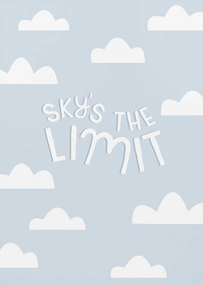 Plakat - Sky's The Limit Clouds