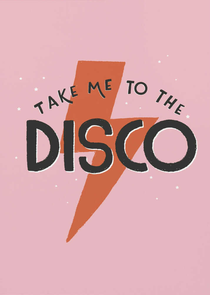 Plakat - Retro Disco Quote