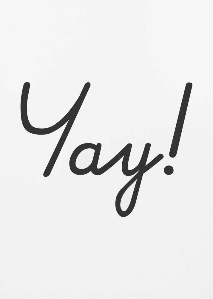 Plakat - Positive Yay Word