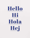 Plakat - Hello Different Languages