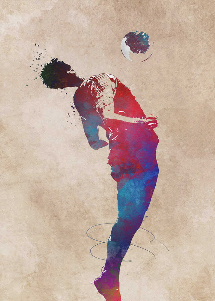 Plakat - Vibrant Soccer Header