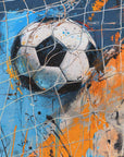 Plakat - Vibrant Soccer Goal