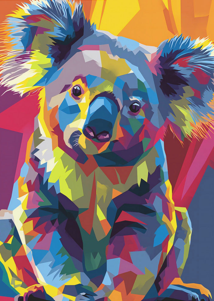 Plakat - Koala WPAP