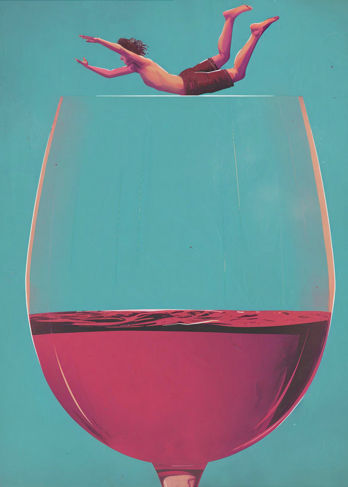 Plakat - Wine Dive