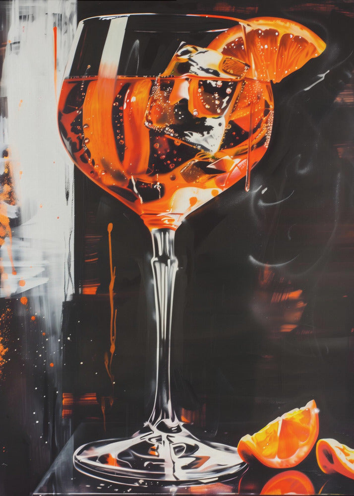 Plakat - Aperol Spritz Dark Edition