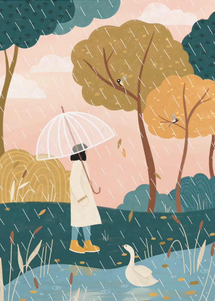 Plakat - Autumn Walk