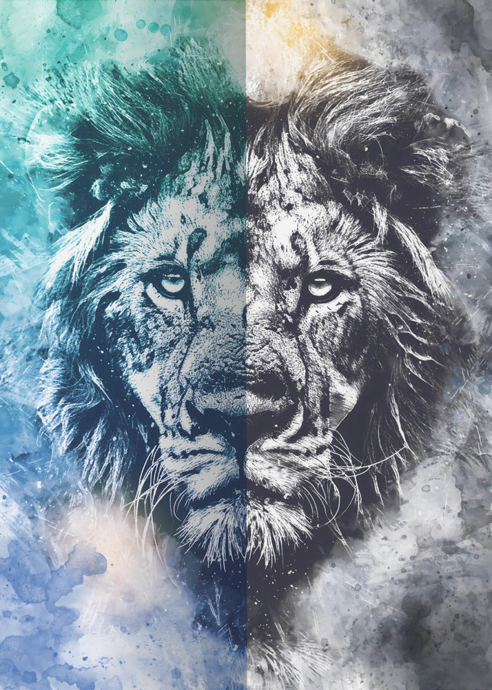 Plakat - Lion Poster Art 01