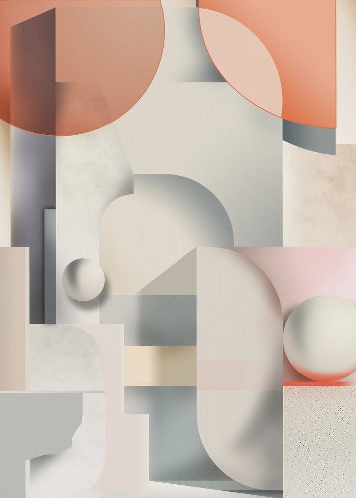 Plakat - Geometric Vintage Art 01