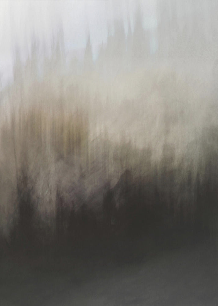 Plakat - sunset art in grey