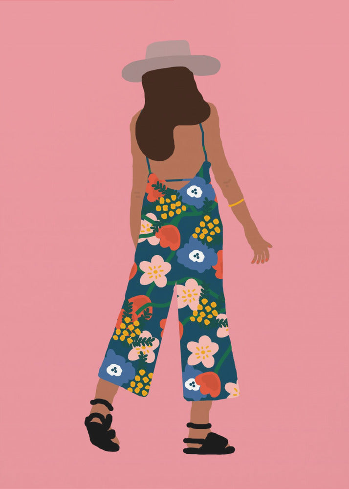 Plakat - Din 139 Summer Girl - Admen.dk
