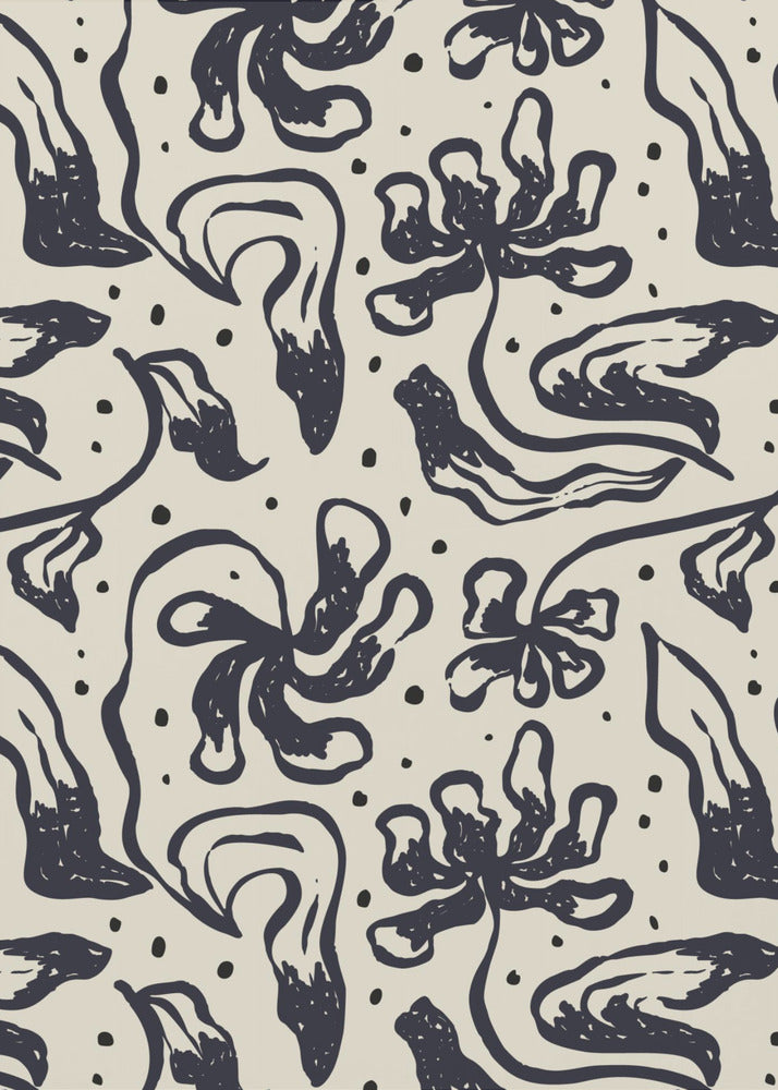 Poster - Sketchy Flower Art 03