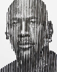Plakat - Michael Jordan - Air in lines - Erik Van Velzen