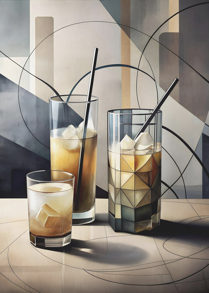 Plakat - Cubist Cocktails