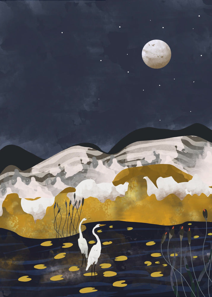 Plakat - Midnight Lake