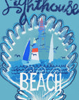 Poster - Lighthouse Beach art