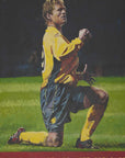 Plakat - Soccer Player Celebration