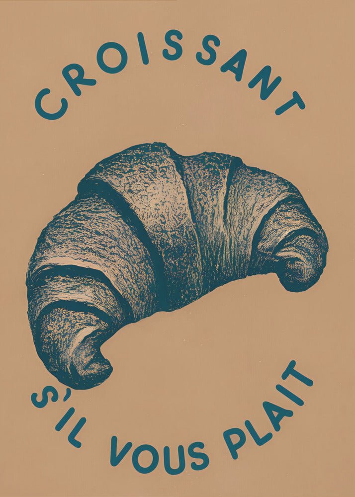 Plakat - Croissant