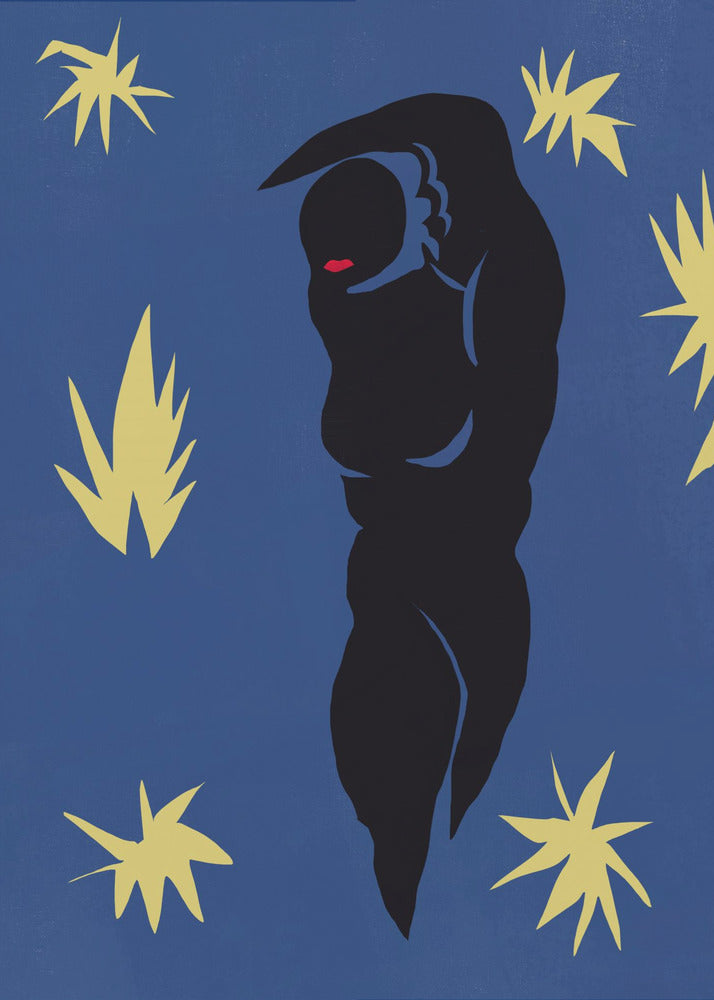 Poster - Figure cut out after matisse