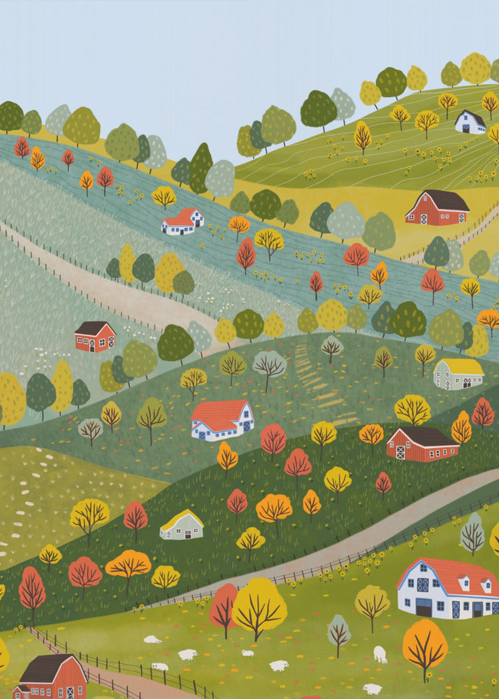 Plakat - Fall Villages