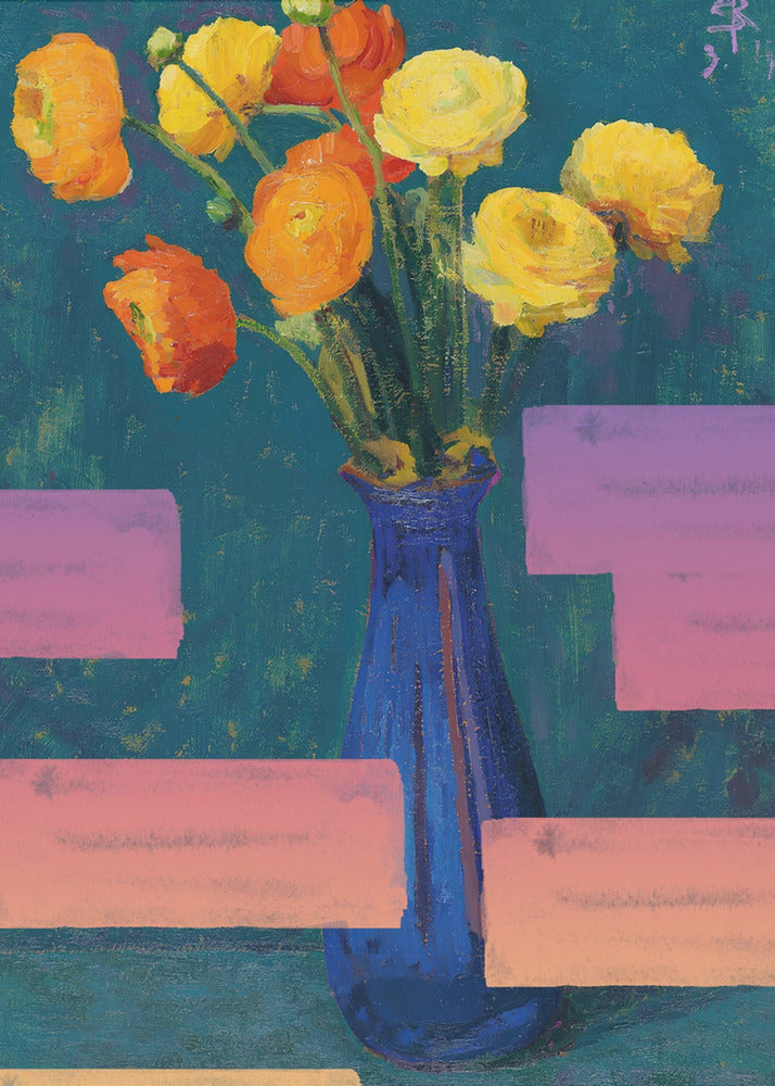 Poster - Abstract Flowers