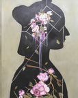 Plakat - The Body with flowers