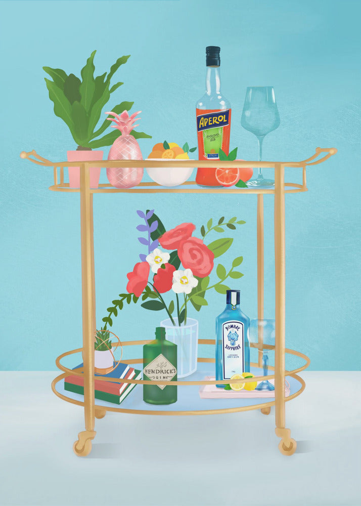 Plakat - Bar Cart