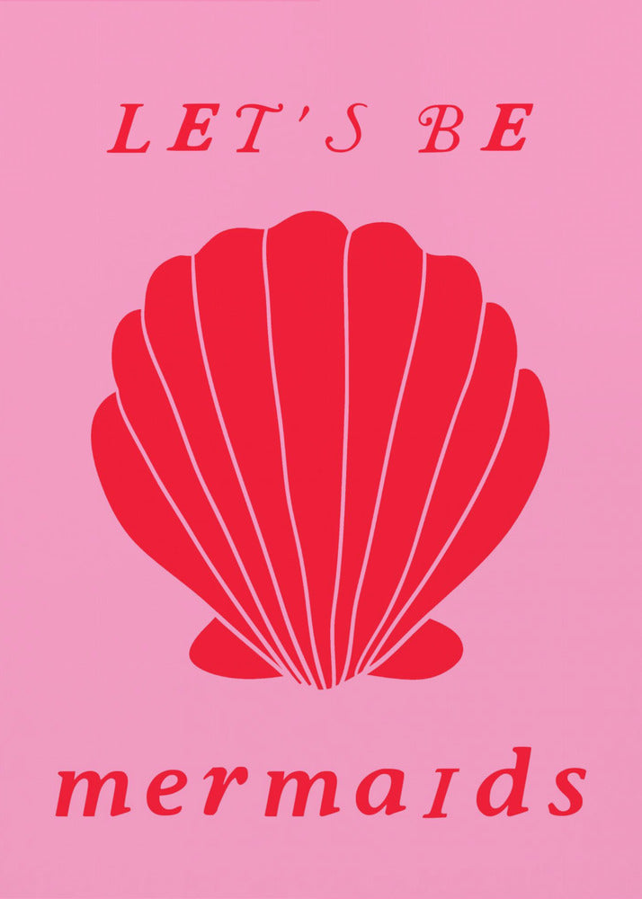 Plakat - Mermaidspinkred Ratioiso