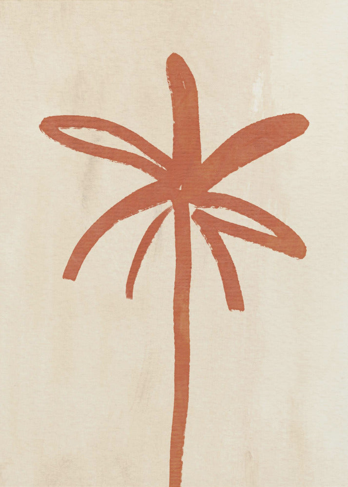 Plakat - Burntorangepalm Ratio2x3