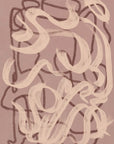Plakat -  Dry brush abstract in nude
