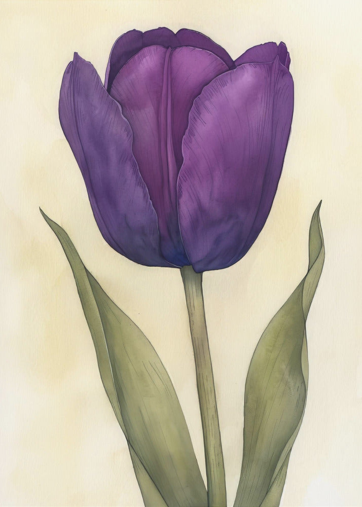 Poster - Purple Tulip 7
