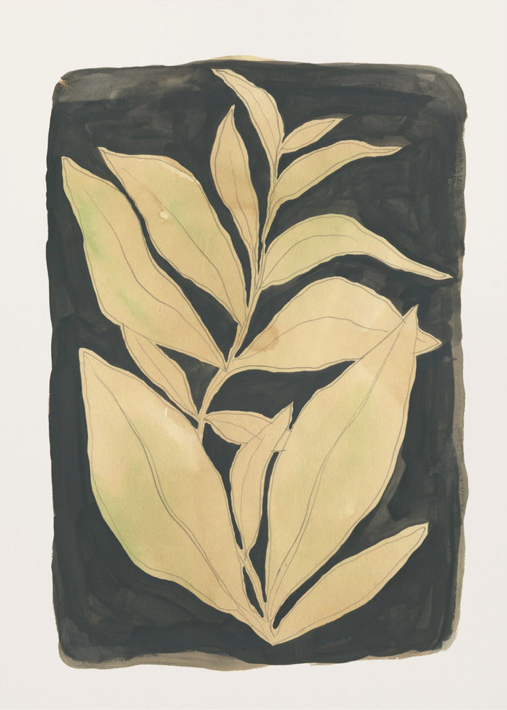 Poster - Foliage noir N.2