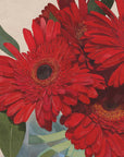 Poster - Red Gerbera Daisy Detail 3