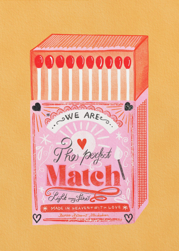 Poster - Match Box - The Perfect Match