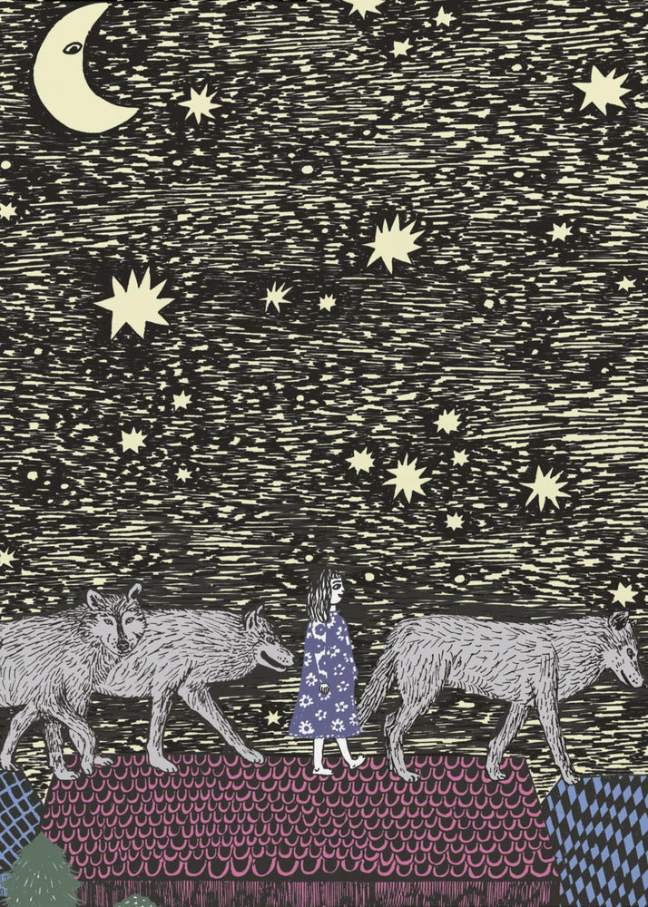 Poster - Girl With Wolves
