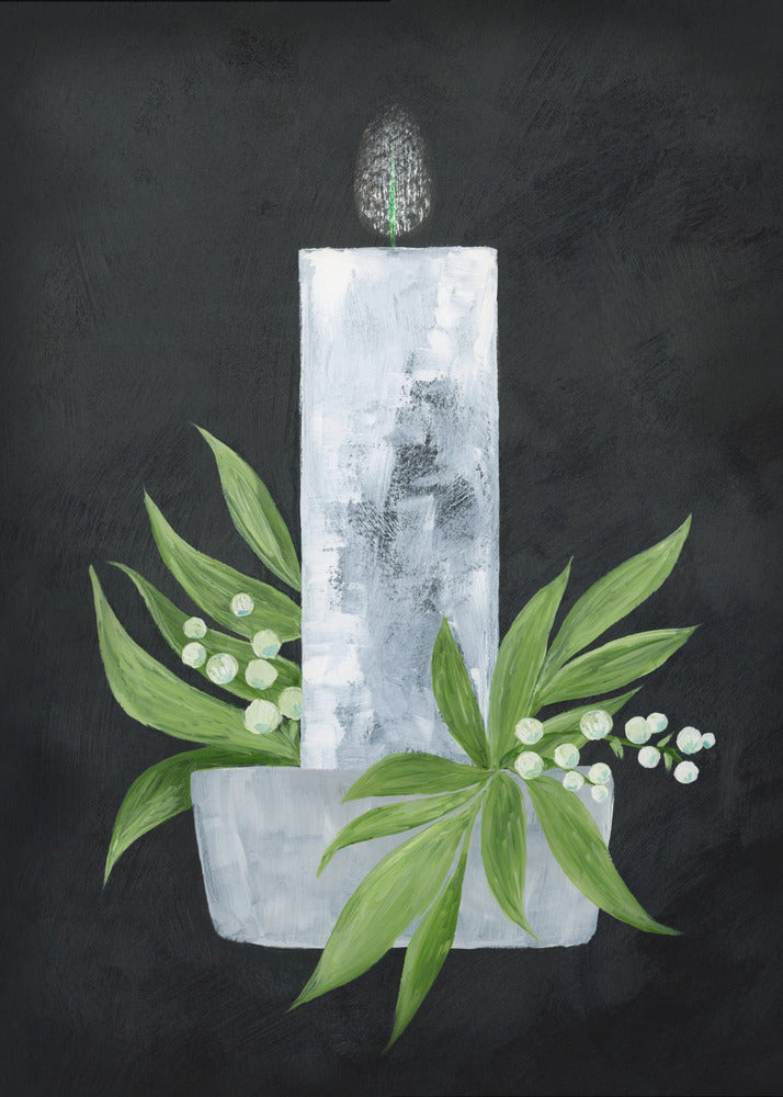 Plakat - Winter candle