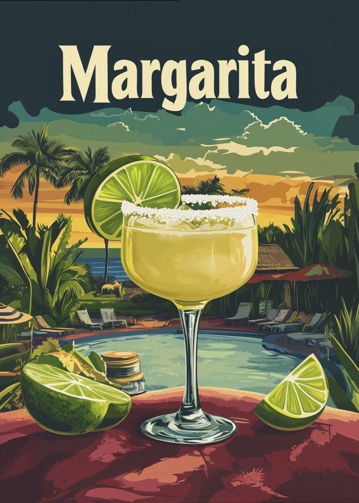 Plakat - Margarita Vintage