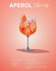 Plakat - Aperol Spritz Recipe