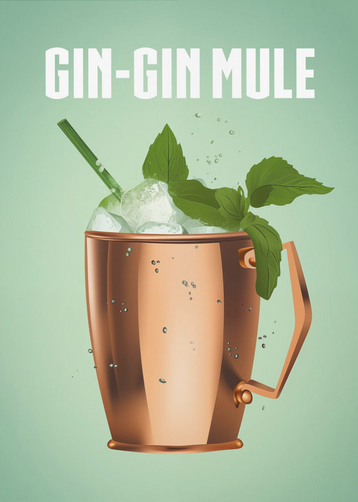 Plakat - Gin Gin Mule Copper