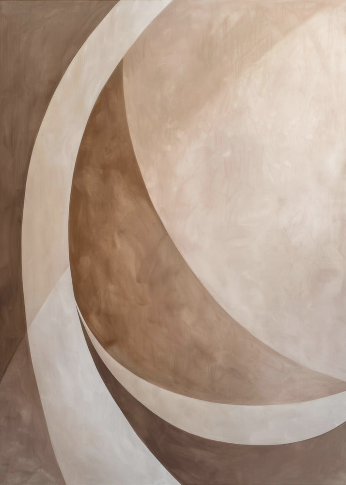 Poster - Abstract Beige Brown Abstract