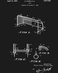 Plakat - Vintage Soccer Goal Patent