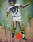 Plakat - Dynamic Soccer Player