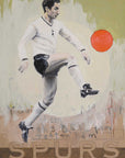 Plakat - Vintage Soccer Player Kick