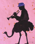 Plakat - Musical Ostrich Ride -  Santhosh ch