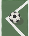 Plakat - Soccer Ball Corner